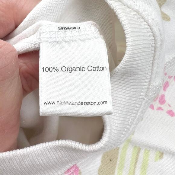 Hanna Andersson Organic Bears Zip Up Sleeper Pajamas - Picture 7 of 7